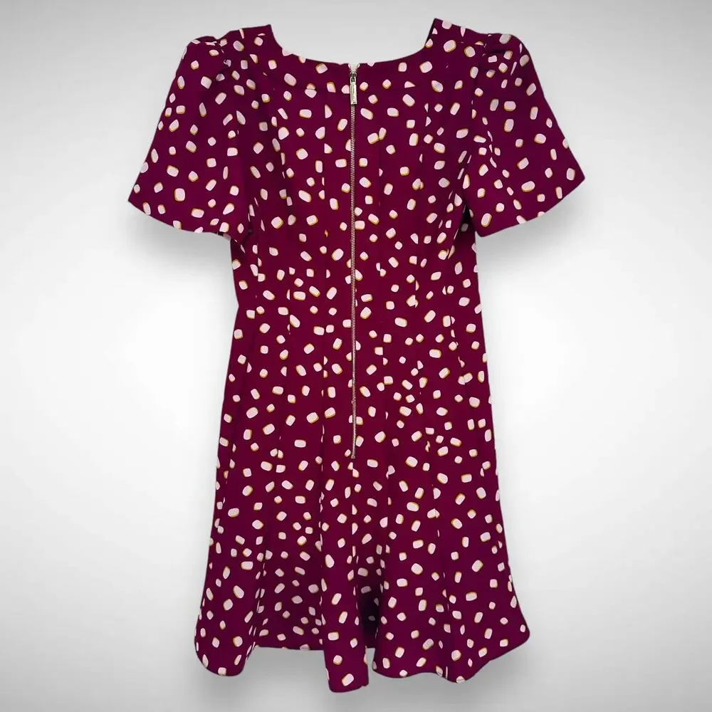 Kate Spade Mallow Crepe‎ Polka Dot Swing Mini Dress Size 00 Romantic Whimsigoth